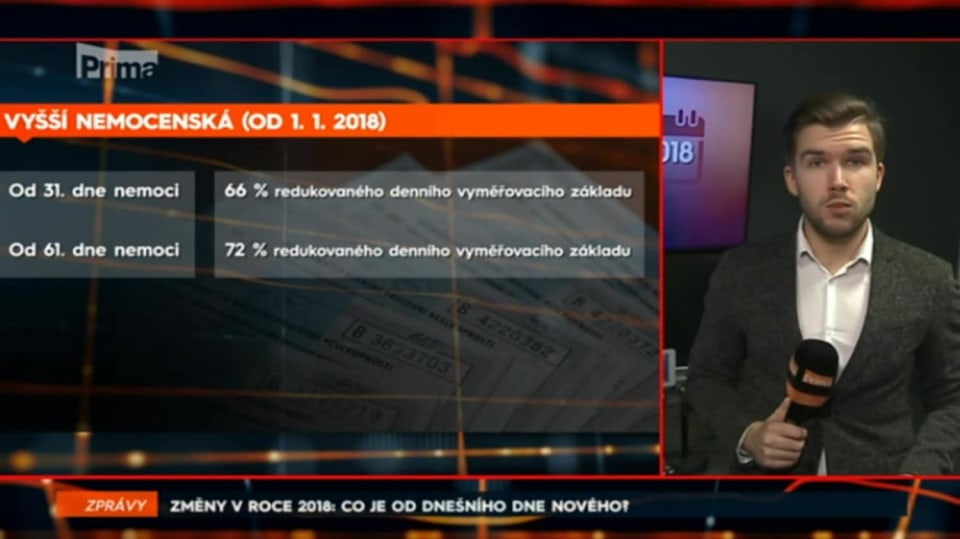 1. 1. 2018 ZPRÁVY: ZMĚNY V ROCE 2018: CO JE OD DNEŠNÍHO DNE NOVÉHO?